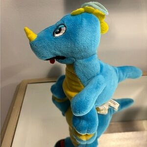 Blue dinosaur plush toy brand new